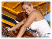 Klickt hier f�r das Cars & Girls Feature #002 - Christina Otholt + Heiko�s Golf 1