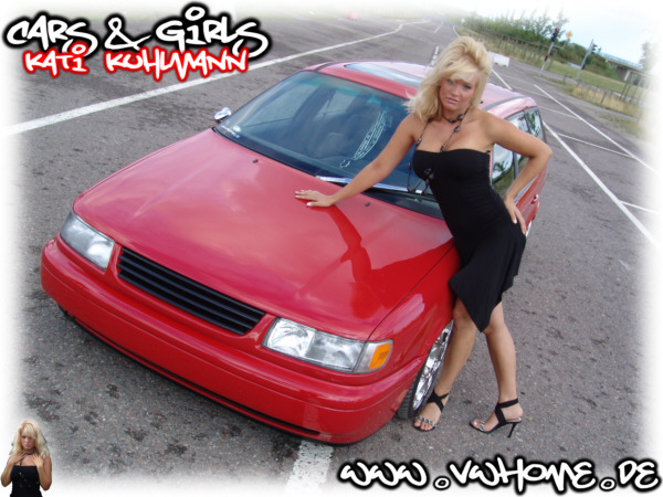 VWHome.de Cars & Girls - Marcel�s VW Passat 35iF VR6 Variant & Model Katharina Kuhlmann