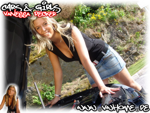 VWHome.de Cars & Girls - Millo�s Golf 4 V6 & Model Vanessa Decker