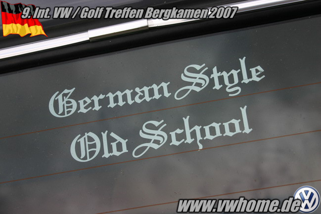 9. Int. VW / Golf Treffen Bergkamen 2007 - Sonntag, 01.07.2007